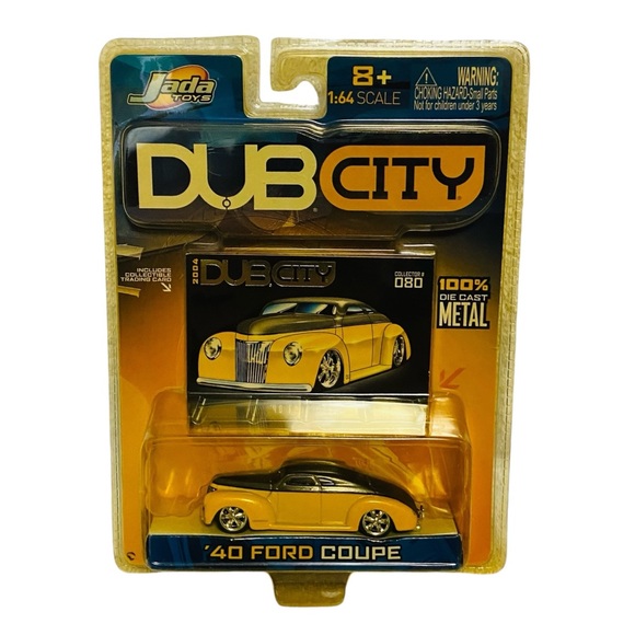Jada Dub City 1940 Ford Coupe 1:64 Yellow - Picture 9 of 9